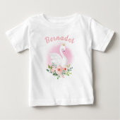 Custom Birthday Swan Princess T - Shirt (Vorderseite)