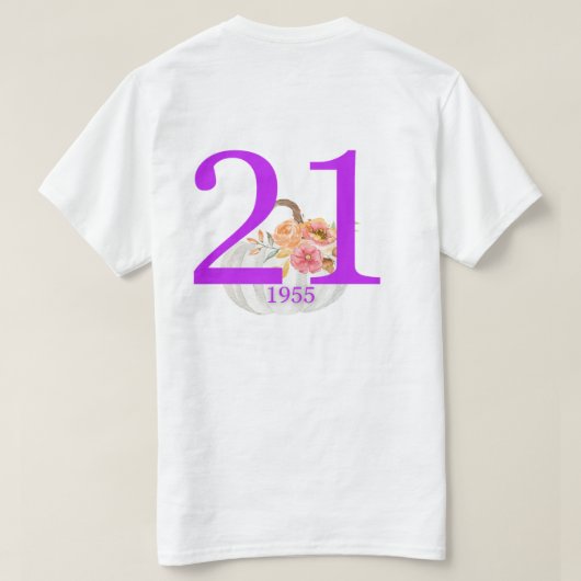 Custom Birthday T-Shirt (Design Rückseite)