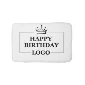 Custom Birthday Template Personalize Gift Design Badematte (Vorderseite)