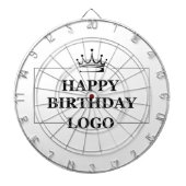 Custom Birthday Template Personalize Gift Design Dartscheibe (vorne)