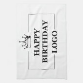 Custom Birthday Template Personalize Gift Design Geschirrtuch (Vertikal)