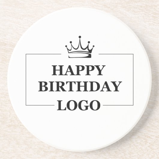 Custom Birthday Template Personalize Gift Design Getränkeuntersetzer (Vorne)