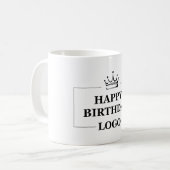 Custom Birthday Template Personalize Gift Design Kaffeetasse (Vorderseite Links)