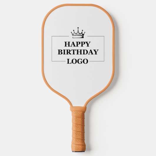 Custom Birthday Template Personalize Gift Design Pickleball Schläger (Vorderseite)