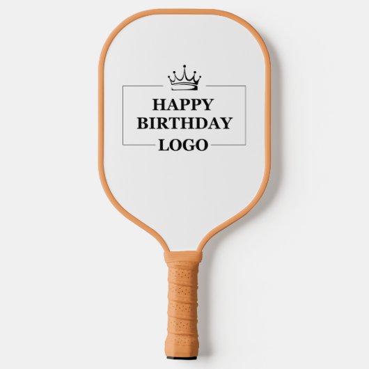 Custom Birthday Template Personalize Gift Design Pickleball Schläger (Rückseite)