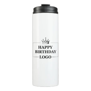 Custom Birthday Template Personalize Gift Design Thermosbecher