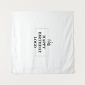 Custom Birthday Template Personalize Gift Design Wandteppich (Vorderseite (Horizontal))