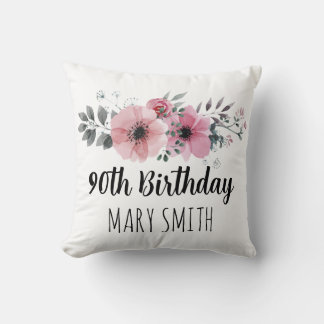 Custom Birthday Throw Pillow Kissen