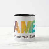 Custom Birthday Vatertag Geschenke für Gamer Tasse (Zentrum)