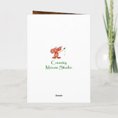 Custom Birthday - Wolf und Pack Quote Karte (Rückseite)