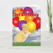 Custom Birthday Yellow Duckling farbenfrohe Balloo