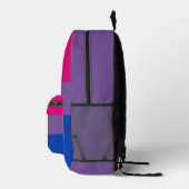 Custom bisexuality flag bedruckter rucksack (Rechts)