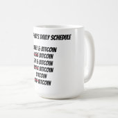 Custom Bitcoin Kaffeetasse (VorderseiteRechts)