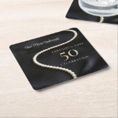 Custom Black 50 and Fabulous Rechteckiger Pappuntersetzer (angewinkelt)