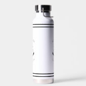Custom Black Anchor Emblem Trinkflasche (Links)