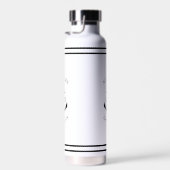 Custom Black Anchor Emblem Trinkflasche (Rechts)