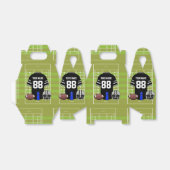 Custom Black and Gray Football Jersey auf Field Geschenkschachtel (Ungefaltet)