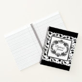 Custom Black and White Journal Spiralnotebook Notizblock (Innenseite)