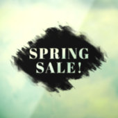 Custom Black Brush Frame Spring Sale Store Fensteraufkleber (Blatt 3)