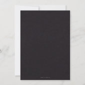 *CUSTOM_Black Gold Confetti Celebration Party Save The Date (Rückseite)