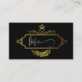 Custom Black Gold Indian Mandala UAWG Wedding Begleitkarte