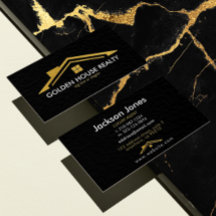 Custom Black + Gold Zuhause Realtors Luxus Moderne