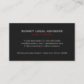 Custom Black Gray Red The USA America Flag Premium Visitenkarte (Rückseite)