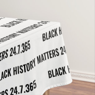 Custom BLACK HISTORY MONTH Tischdecke