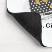 Custom Black Kindergarten Lehrer Wertschätzung Mousepad (Ecke)