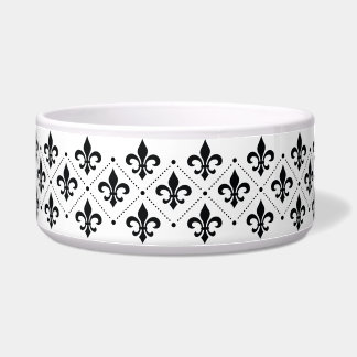 Custom Black Lilie Dog Katze Pet Bowl Napf