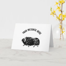 Custom Black Muskox Illustration