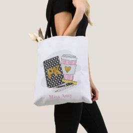 Custom Black Pre-Kindergarten Lehrerschule Tasche