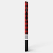 Custom Black Red Buffalo Lumberjack Kariertes Must Case-Mate iPhone Hülle (Hinten/Links)