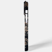 Custom Black Rusty Metal Grunge Foto Case-Mate iPhone Hülle (Rückseite / Links)