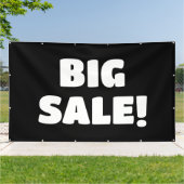 Custom Black SALE Banner (Außenbereich)