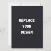 Custom black simple Design Add Photo or Text (Vorderseite)