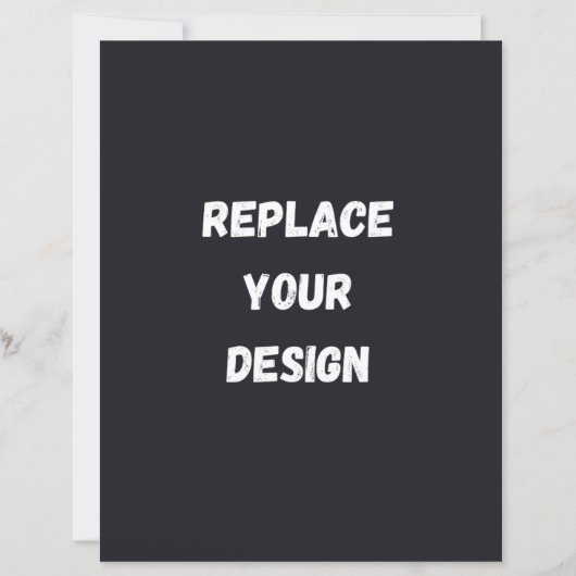 Custom black simple Design Add Photo or Text (Vorderseite)