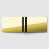 Custom black simple Design Add Photo or Text Gästebuch (Voll)