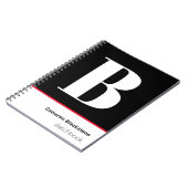 Custom Black Sketchbook Notizblock (Linke Seite)