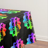 Custom Black Trade Show Tablecloge Logo Business Tischdecke (Beispiel)