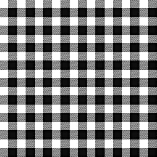 Custom Black White Buffalo Plaid Blanket for Men’s Fleecedecke