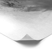 Custom Black & White Horse Pet Wall Art Poster (Ecke)