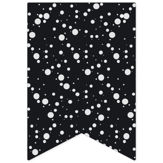 Custom Black & White Laurel Wreath Abschluss Wimpelkette (Erste Fahne)