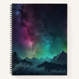 Custom Black & White Monogram Sketchbook Notizblock