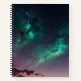 Custom Black & White Monogram Sketchbook Notizblock