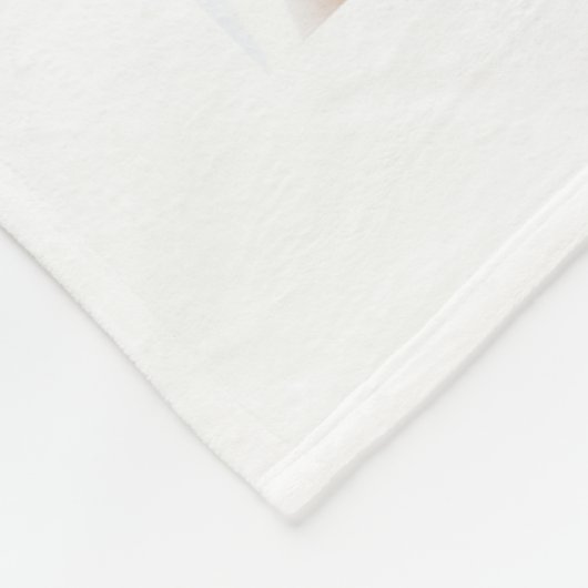Custom Blanket mit 10 Hochzeitsfotos Fleecedecke (Ecke)