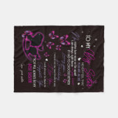 Custom Blanket zu meinem Schwester Fleece Blanket (Vorderseite (Horizontal))