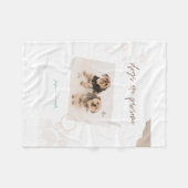 "Custom Blankets for Comfort and Style on Zazzle" Fleecedecke (Vorderseite (Horizontal))