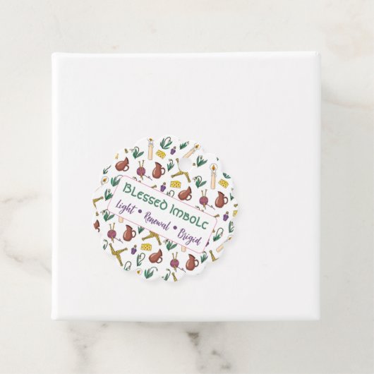 Custom Blessed Imbolc Light Renewal Brigid Geschenkanhänger (Beispiel)