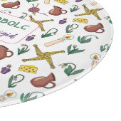 Custom Blessed Imbolc Light Renewal Brigid  Schneidebrett (Ecke)